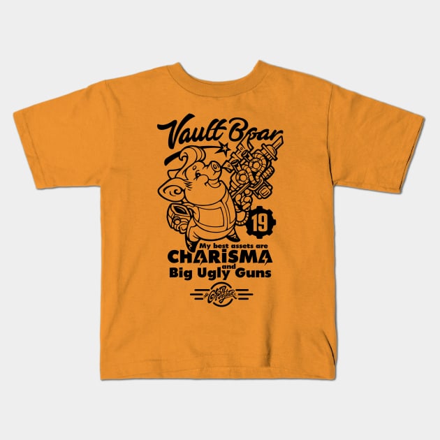 The Vault Boar Kids T-Shirt by fonch